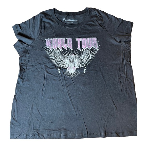 NWOT Prince Peter // World Tour Eagle Graphic Tee size 1X - Picture 2 of 6
